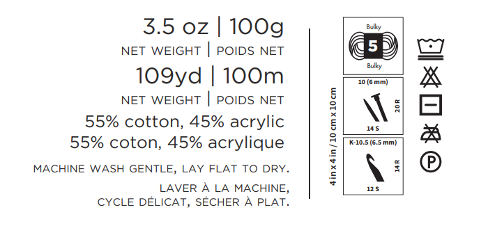 Cotton Blend No. 5 Yarn - Discontinued – Lion Brand Yarn