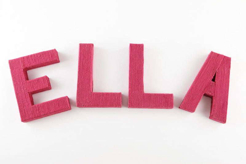 Ella Yarn Wrapped Letters (Crafts)