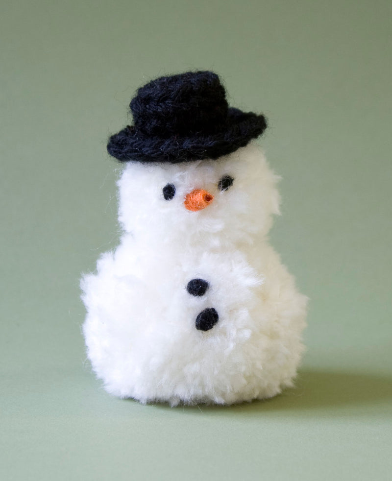 Pom pom Snowman Pattern (Crafts)