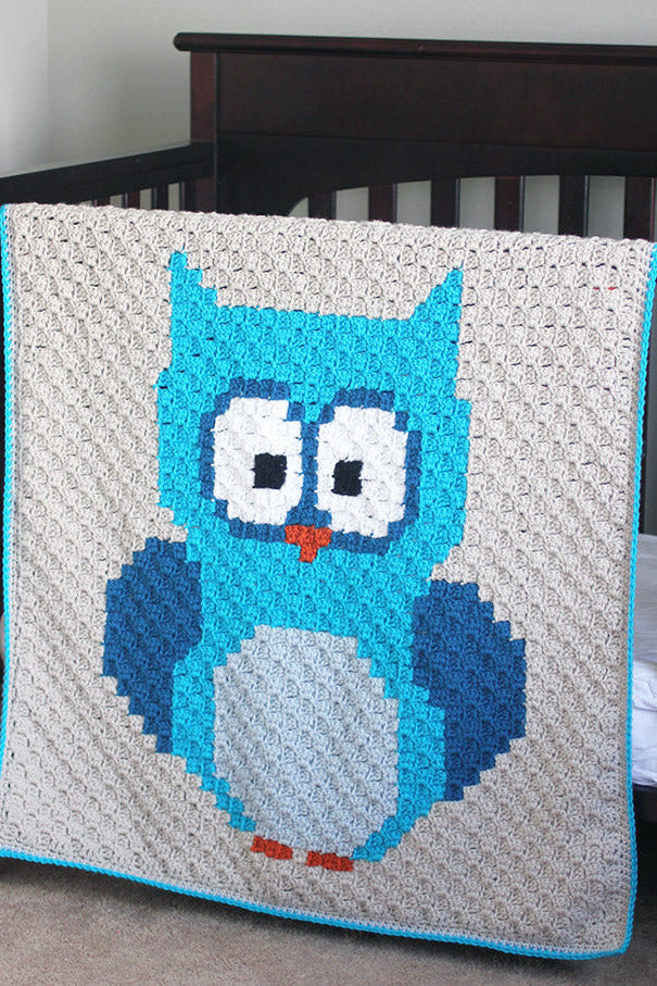 Baby Owl Corner-to-Corner (C2C) Blanket (Crochet) – Lion Brand Yarn Baby Owl Corner-to-Corner (C2C) Blanket (Crochet) – Lion Brand Yarn