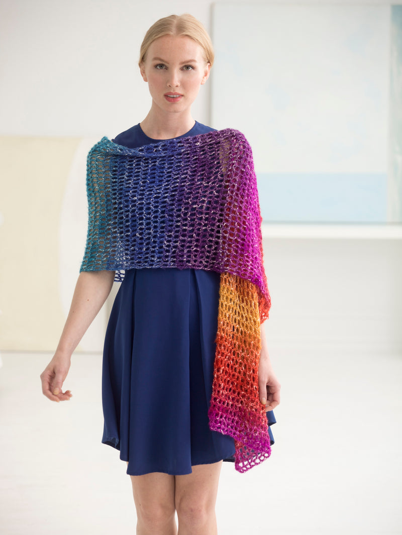 Openwork Shawl (Crochet) - Version 1
