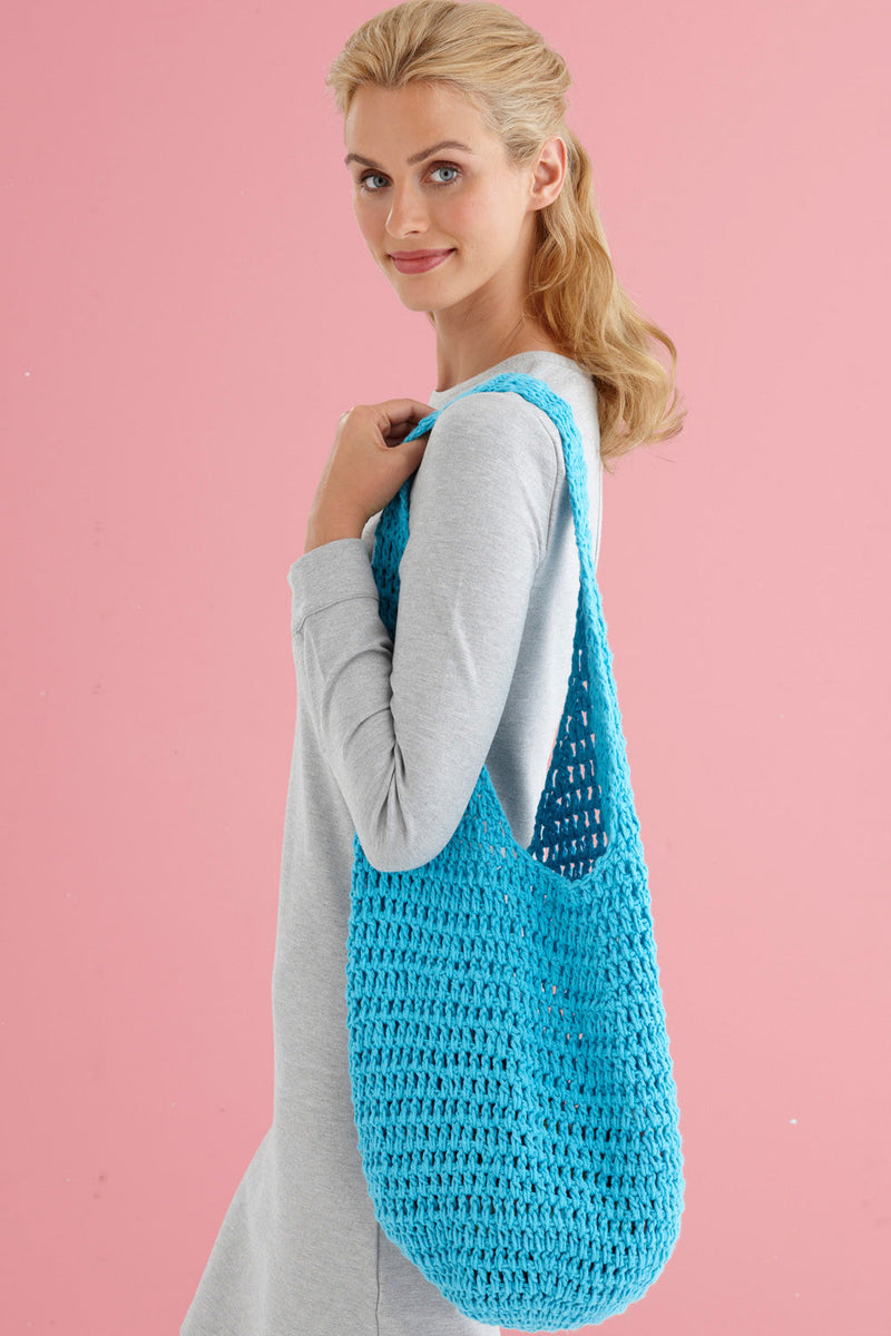Ball Market Bag (Crochet) – Lion Brand Yarn - Main Image