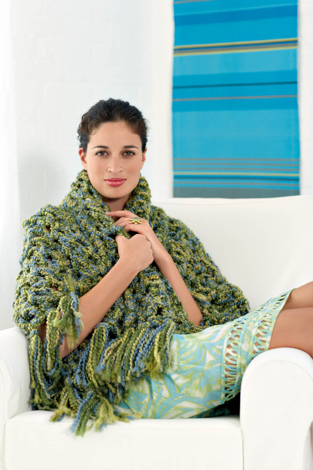 5 & 1/2 Hour 2 Strand Afghan (Crochet) - Version 2 – Lion Brand Yarn