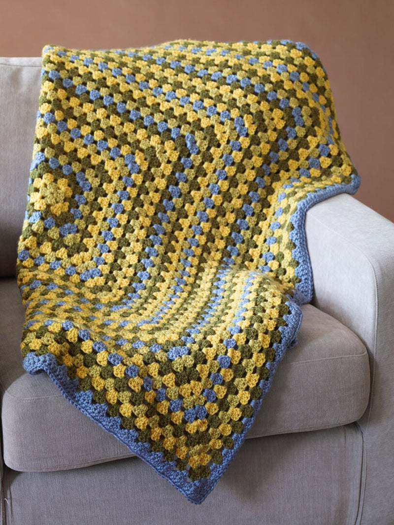 Afghan Squared Pattern (Crochet) - Version 1