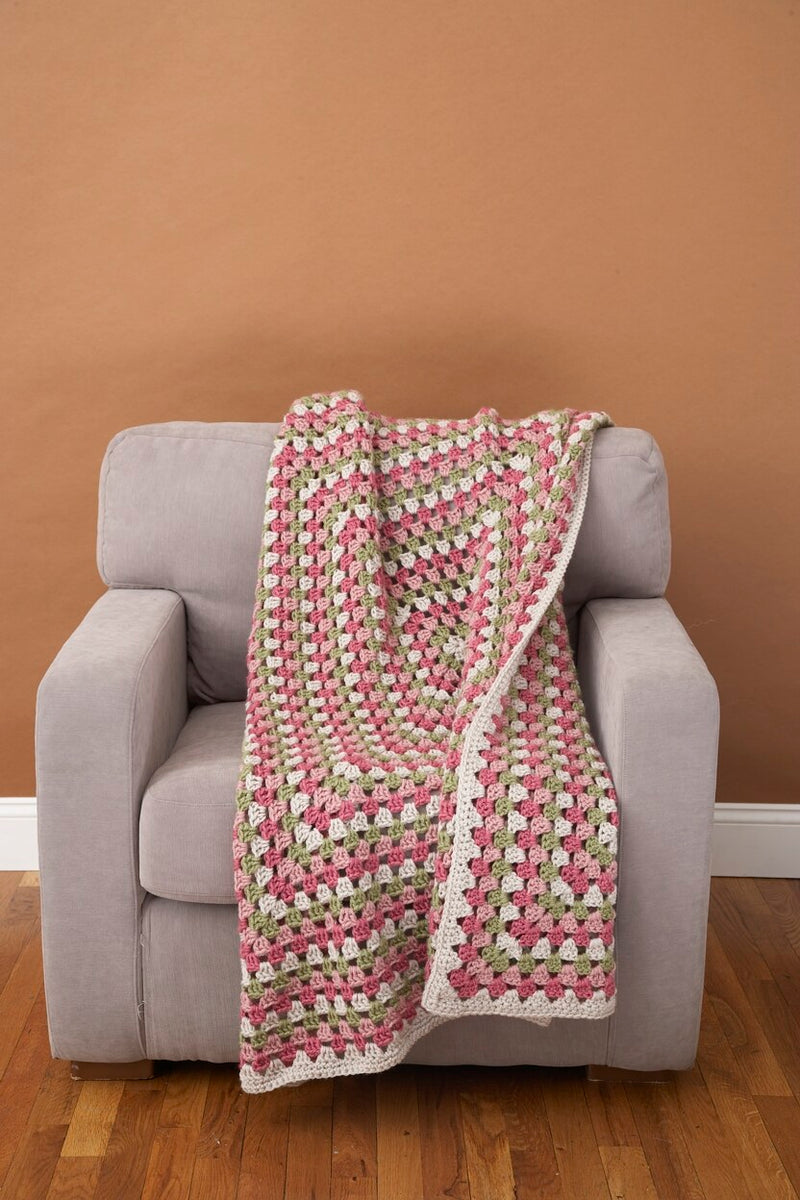 Afghan Squared Pattern (Crochet) - Version 2