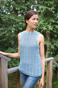 Airy Lace Shell (Crochet) – Lion Brand Yarn