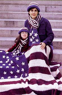 Americana Afghan Pattern (Knit)