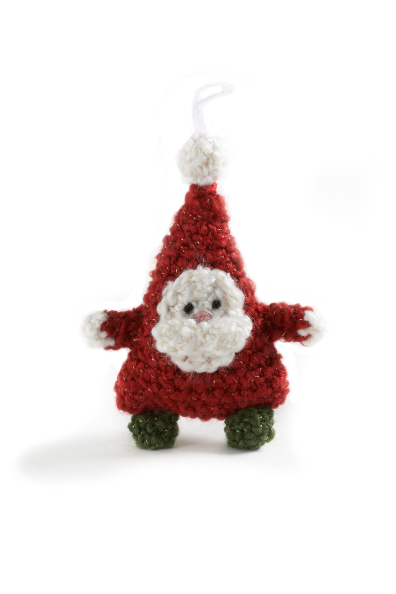 Amigurumi Santa Ornament (Crochet)