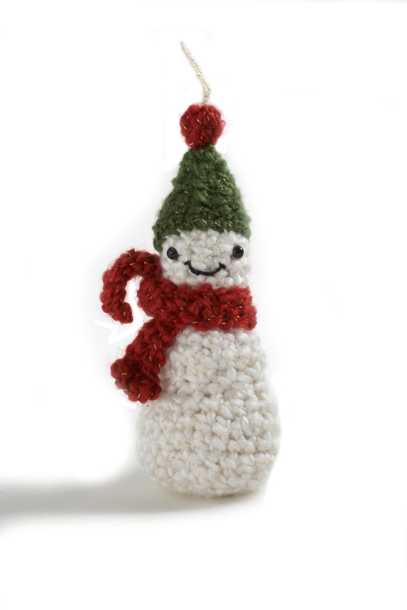 Amigurumi Snowman Ornament (Crochet)