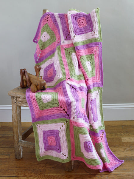 Baby Blocks Throw Pattern (Crochet) – Lion Brand Yarn