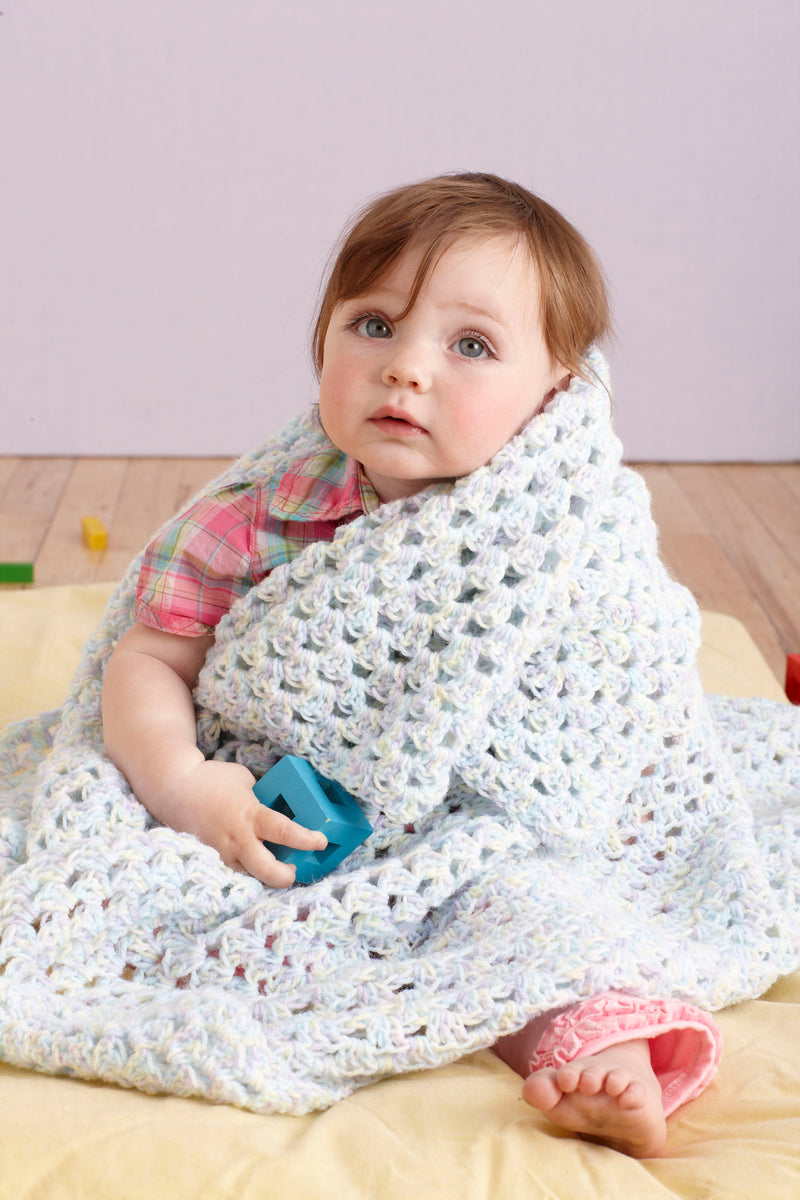 Baby Granny Throw Pattern (Crochet)