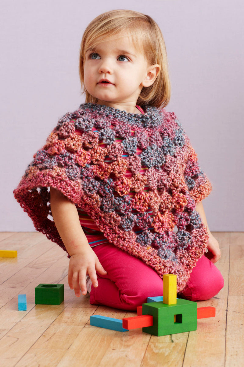 Baby Poncho (Crochet) - – Lion Yarn