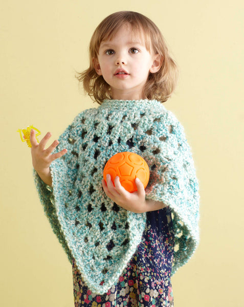 Baby Poncho Pattern (Crochet) - Version 3 – Lion Brand Yarn
