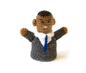 Barack Obama Finger Puppet Pattern (Crochet)