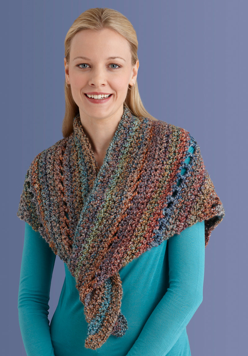 Beginner's Triangle Shawl (Crochet) - Version 1