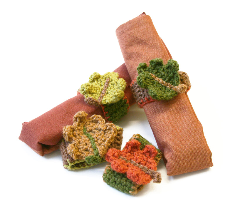 Bountiful Napkin Rings (Crochet)