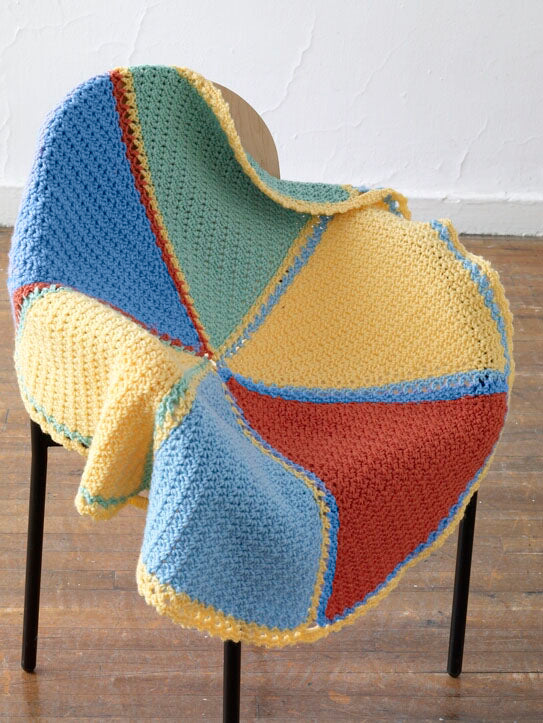 Bright Circle Blankie Pattern (Crochet)