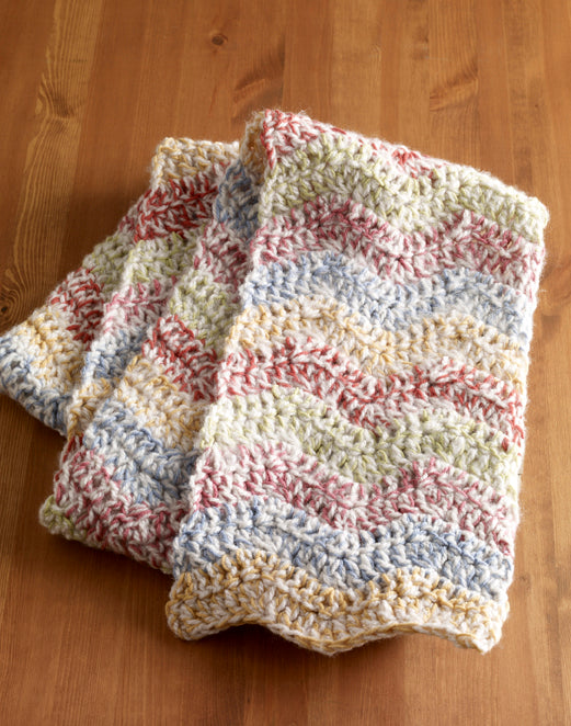 Brilliant Ripple Scarf (Crochet)