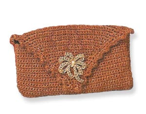 Bronze Evening Bag Pattern (Crochet)