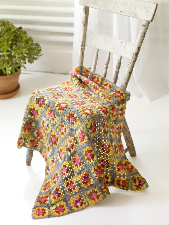Candy Color Afghan Pattern (Crochet)