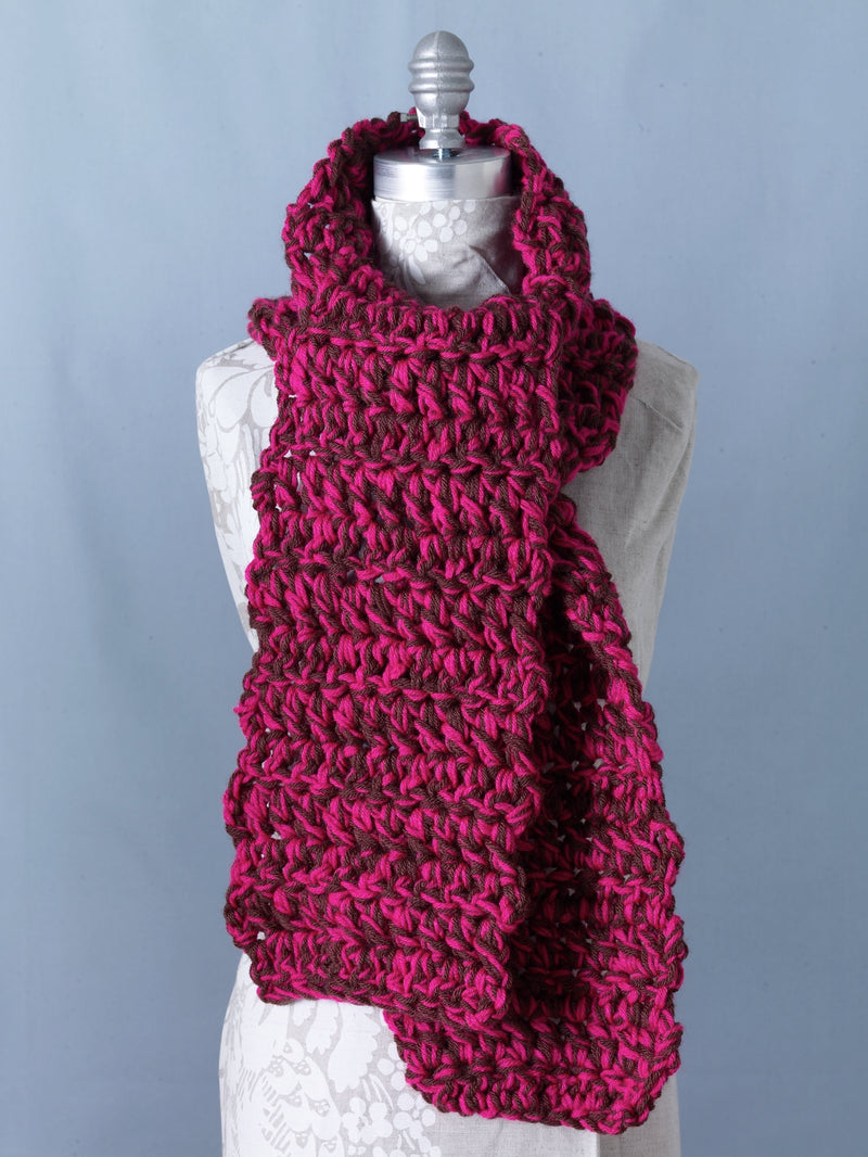 Carnaby Tweed Scarf Pattern (Crochet)