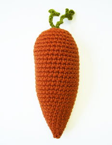 Carrot Rattle Pattern (Crochet)