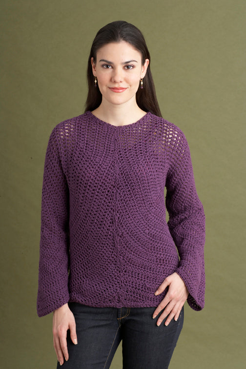 Circular Motion Sweater Pattern (Crochet) - Version 2 – Lion Brand Yarn
