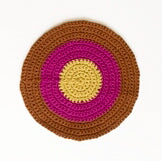 Circular Washcloth (Crochet) - Version 1