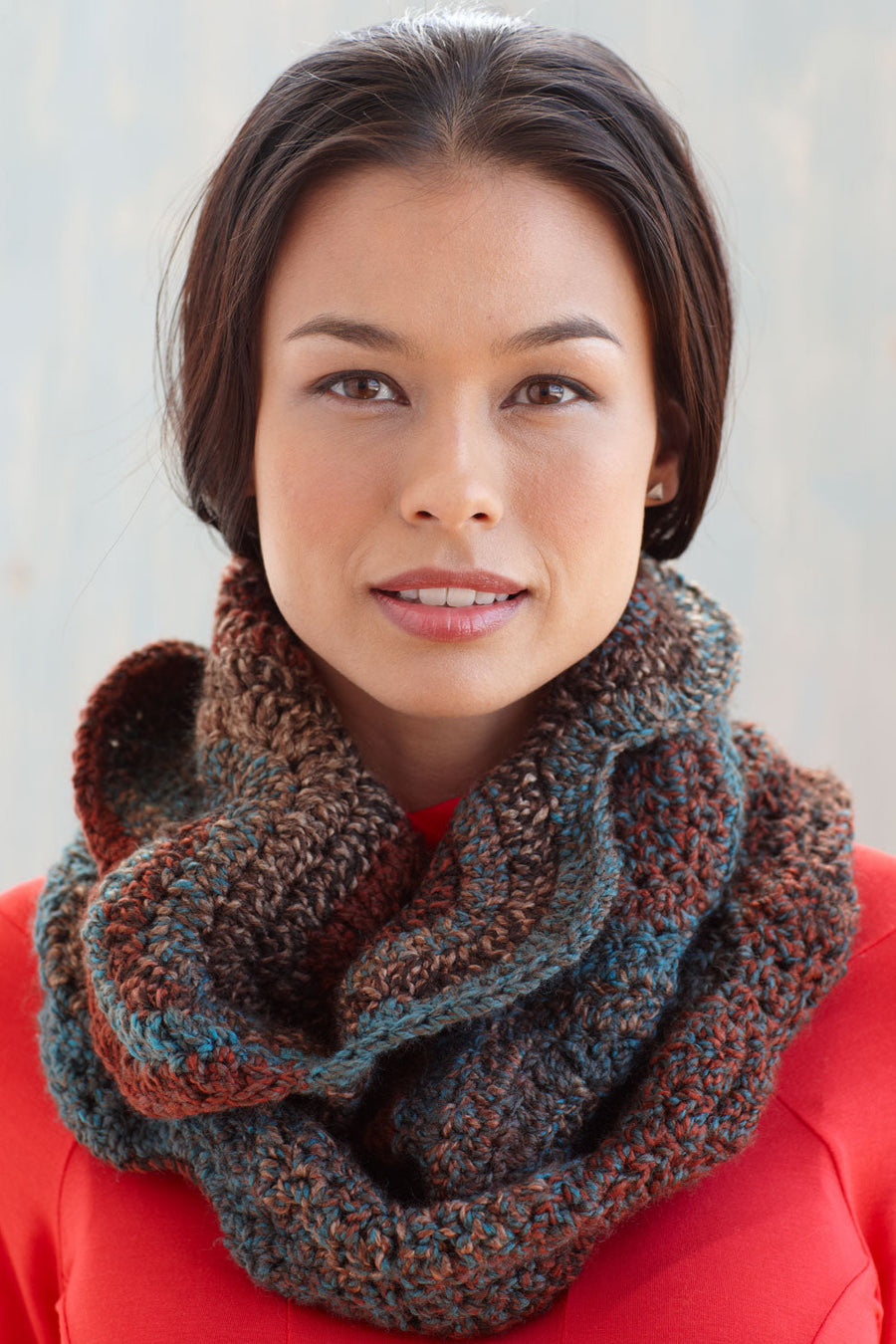 Copper Beech Cowl Pattern (Crochet) – Lion Brand Yarn