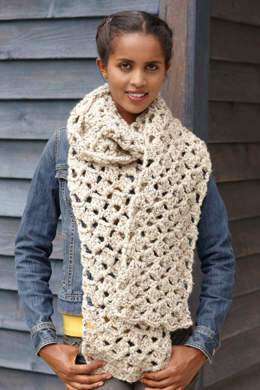 Lacy Scarf (Crochet) - Version 7 – Lion Brand Yarn