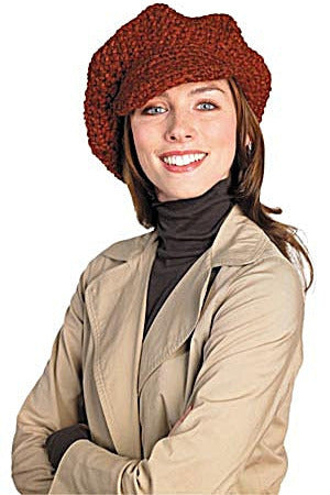 NWT Novelty Crochet NewsBoy Cap Crochet Pattern Cumberland Newsboy Cap Crochet Newsboy Hat  main image 3