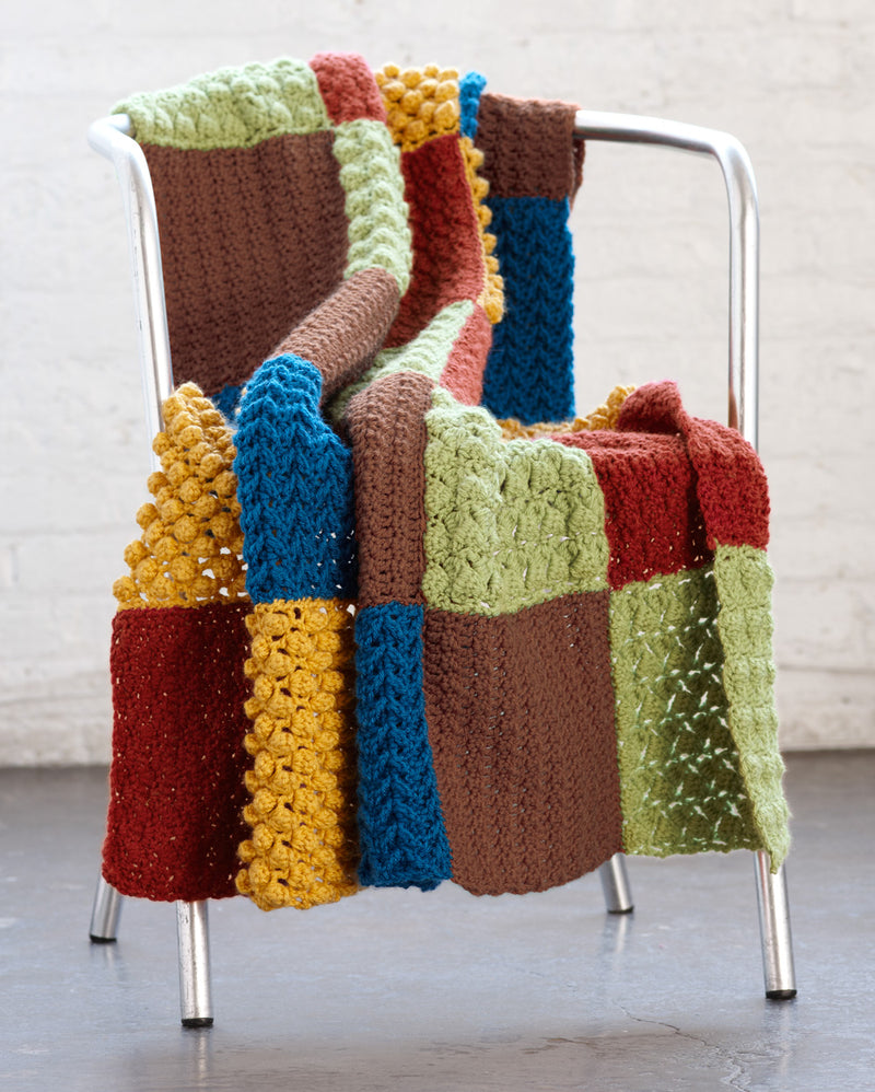 Crochet Sampler Throw Pattern - Version 2