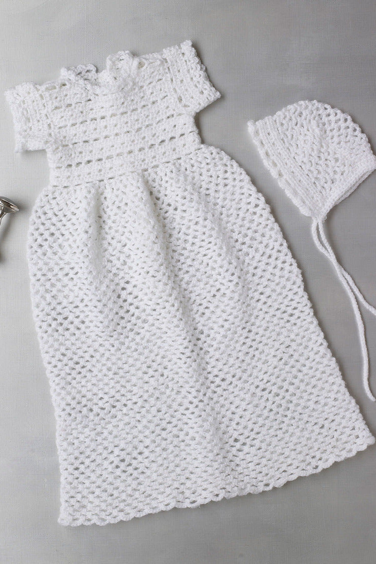 free crochet blessing dress patterns Celestial Christening Gown Crochet Pattern Sizes Newborn, 3 Mos, 6 Mos, 9 Mos, 12 Mos