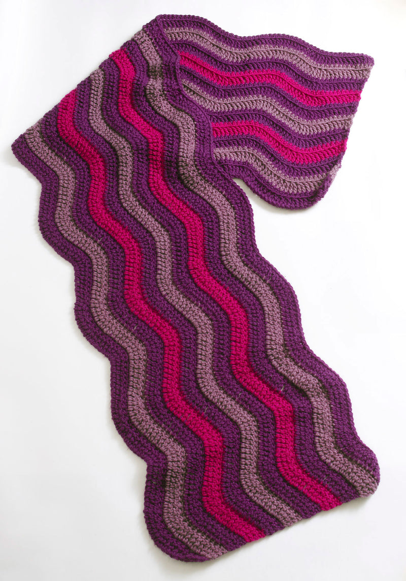 Crocheted Ripple Wrap