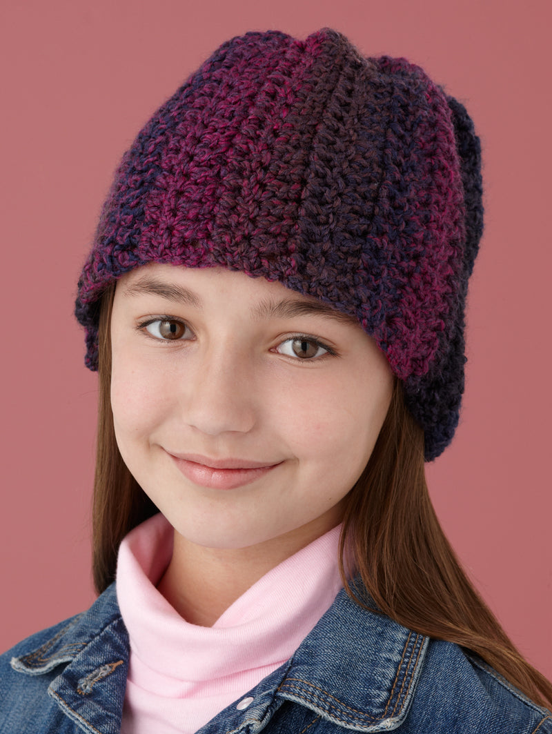Double Crochet One-Ball Hat