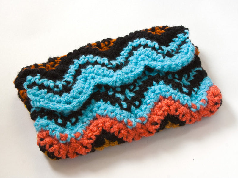 Double Stranded Zigzag Clutch Pattern (Crochet)