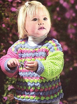 Easy Baby Sweater Pattern (Crochet)
