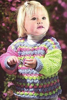 Easy Baby Sweater Pattern (Crochet) – Lion Brand Yarn