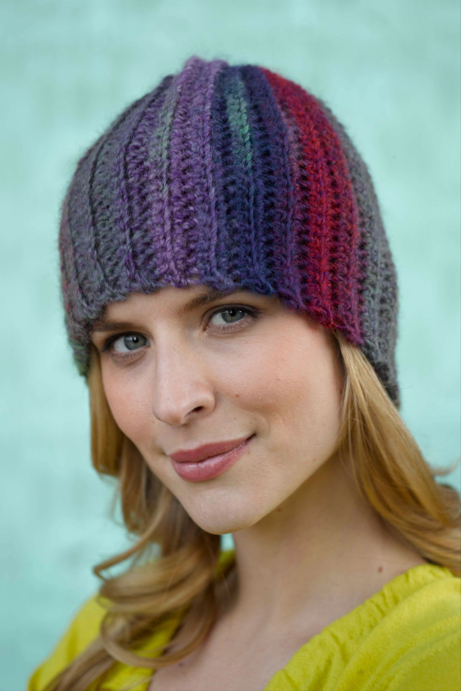 Easy Sideways Hat (Crochet) – Lion Brand Yarn