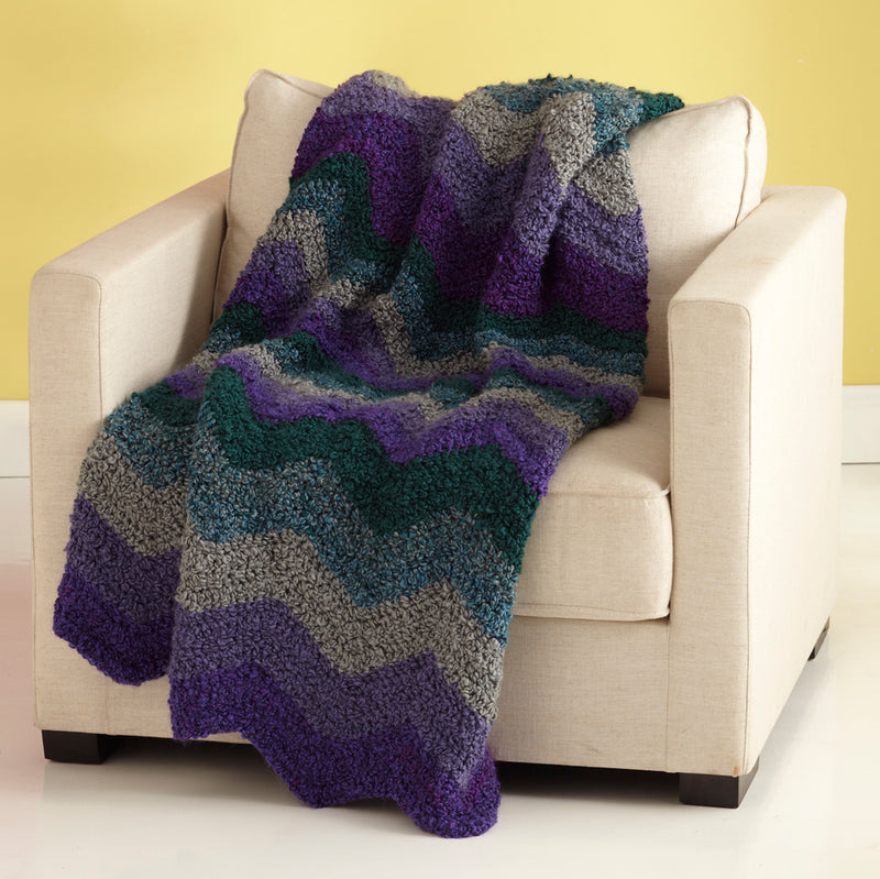 Easy Windy Ripple Afghan (Crochet)