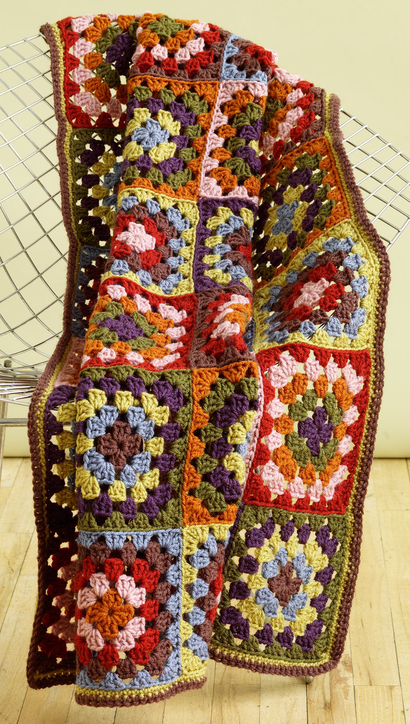 Eight Color Throw (Crochet) - Version 2