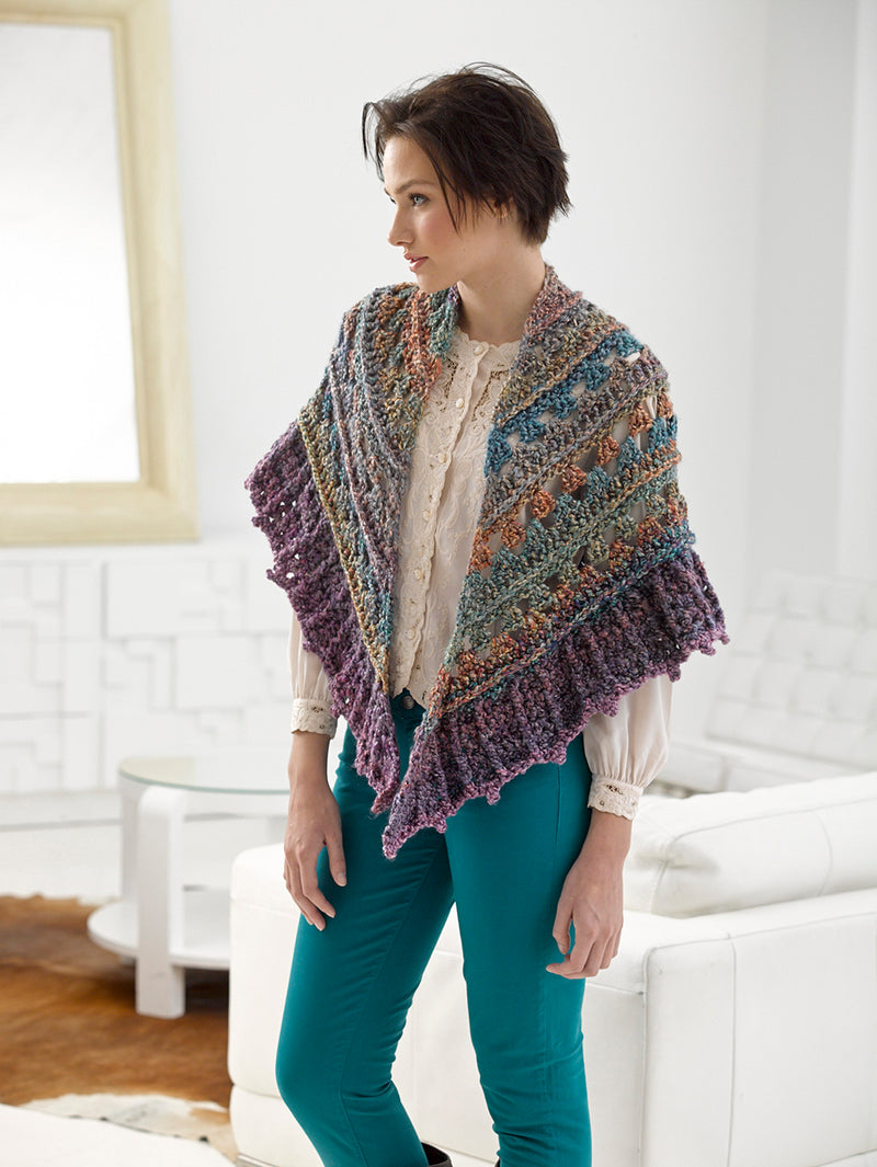 Falling Water Shawl Pattern (Crochet)