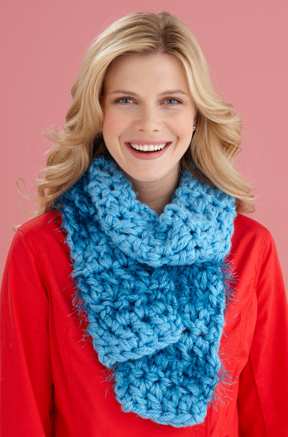 Soft Furry Scarf (Crochet) - Version 1 – Lion Brand Yarn