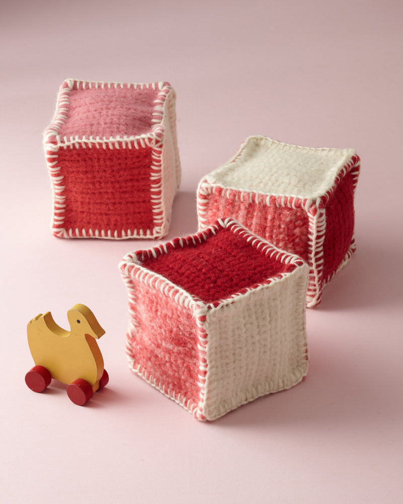 Felted Baby Blocks Pattern (Crochet)