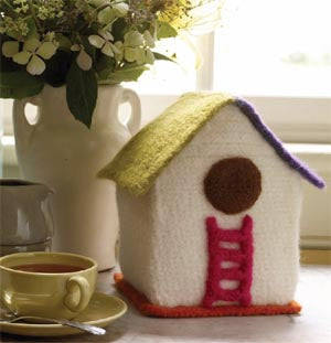 Felted Bird Cottage (Crochet)