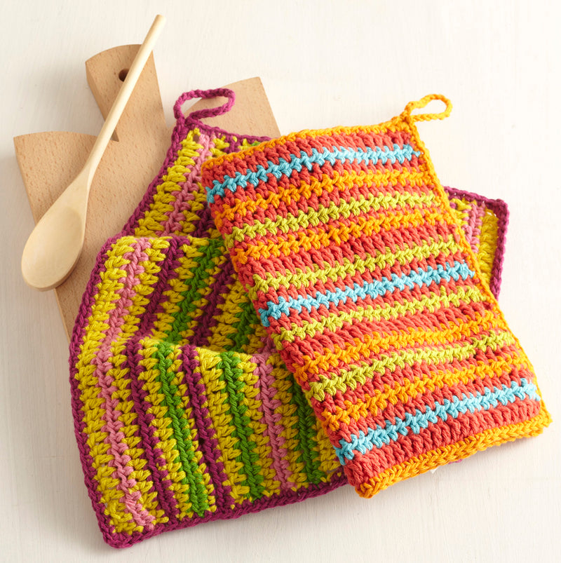 Fiesta Dishcloths (Crochet)