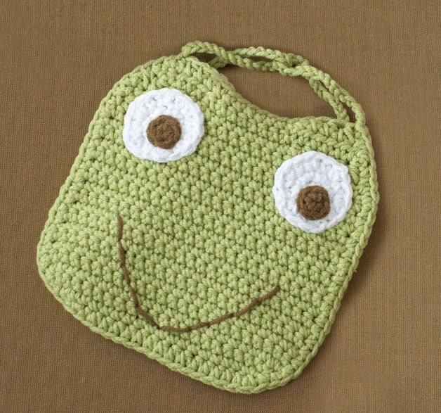 Frog Bib Pattern (Crochet)