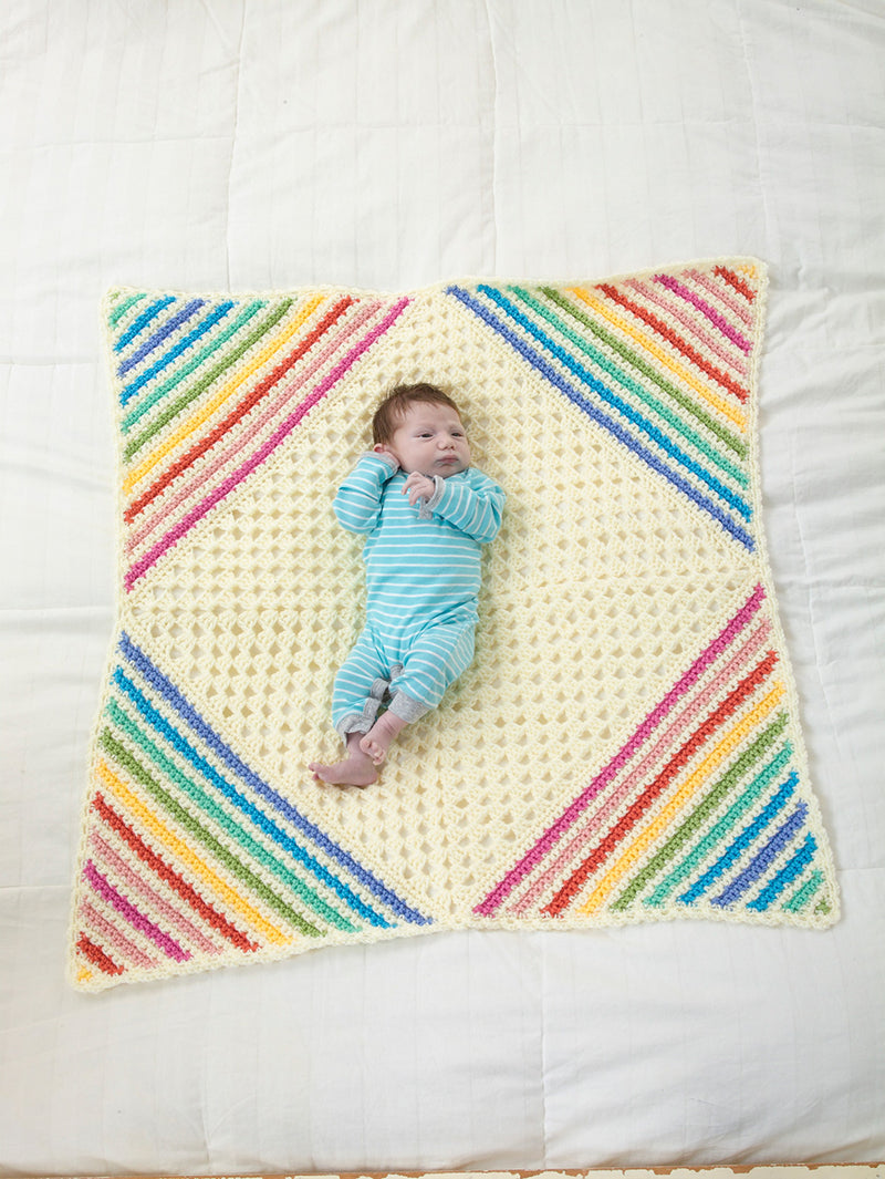 Granny Baby Blanket Pattern (Crochet) - Version 1