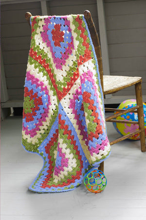 Grannys Baby Throw Pattern (Crochet)
