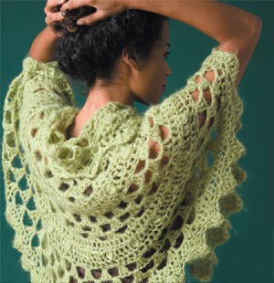 Half Moon Shawl (Crochet)
